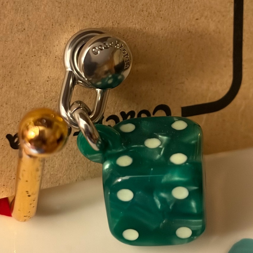 Coachtopia (Coach) Dice Bag Charm Nwot - Picture 3 of 5